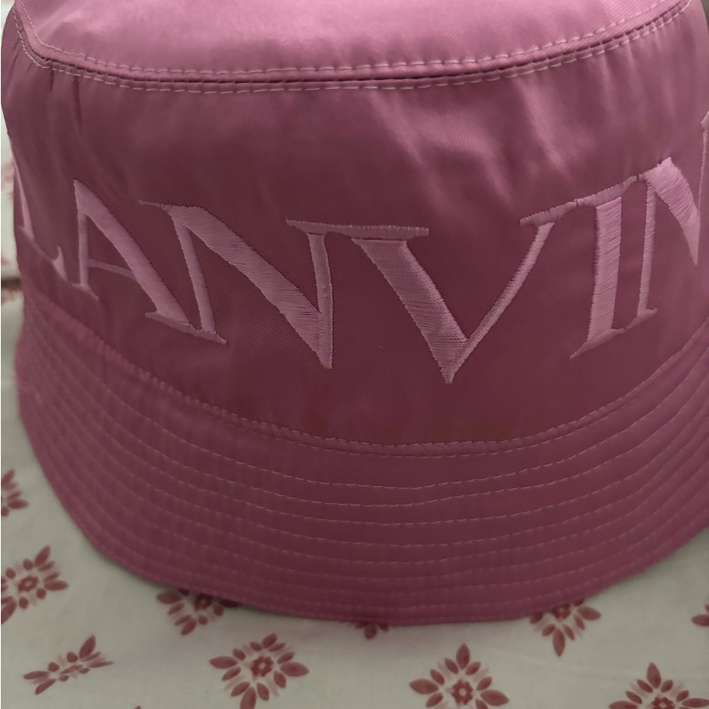 Lanvin Pink Bucket Hat